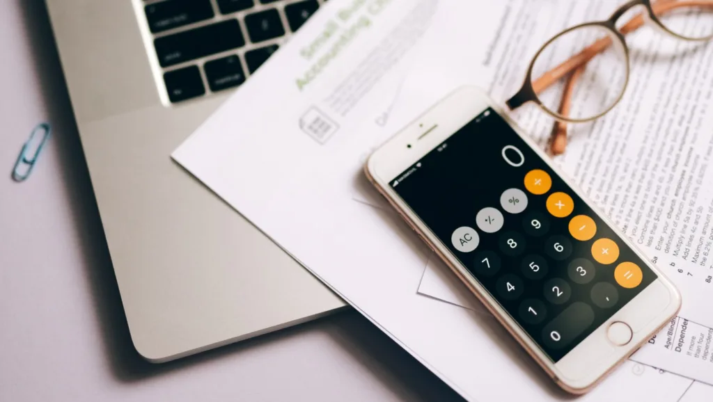 Calculate loan payment on phone