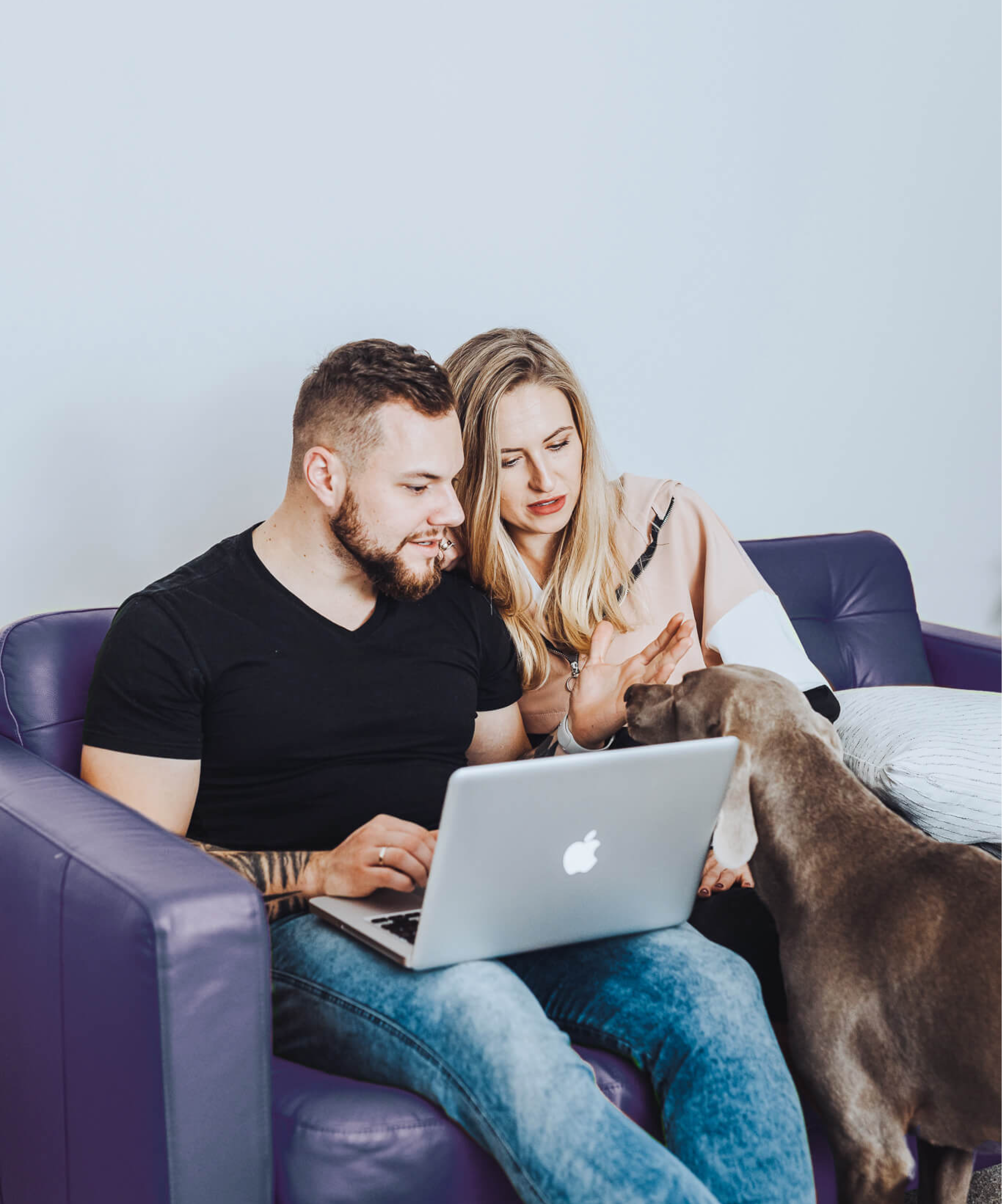 Couple on couch