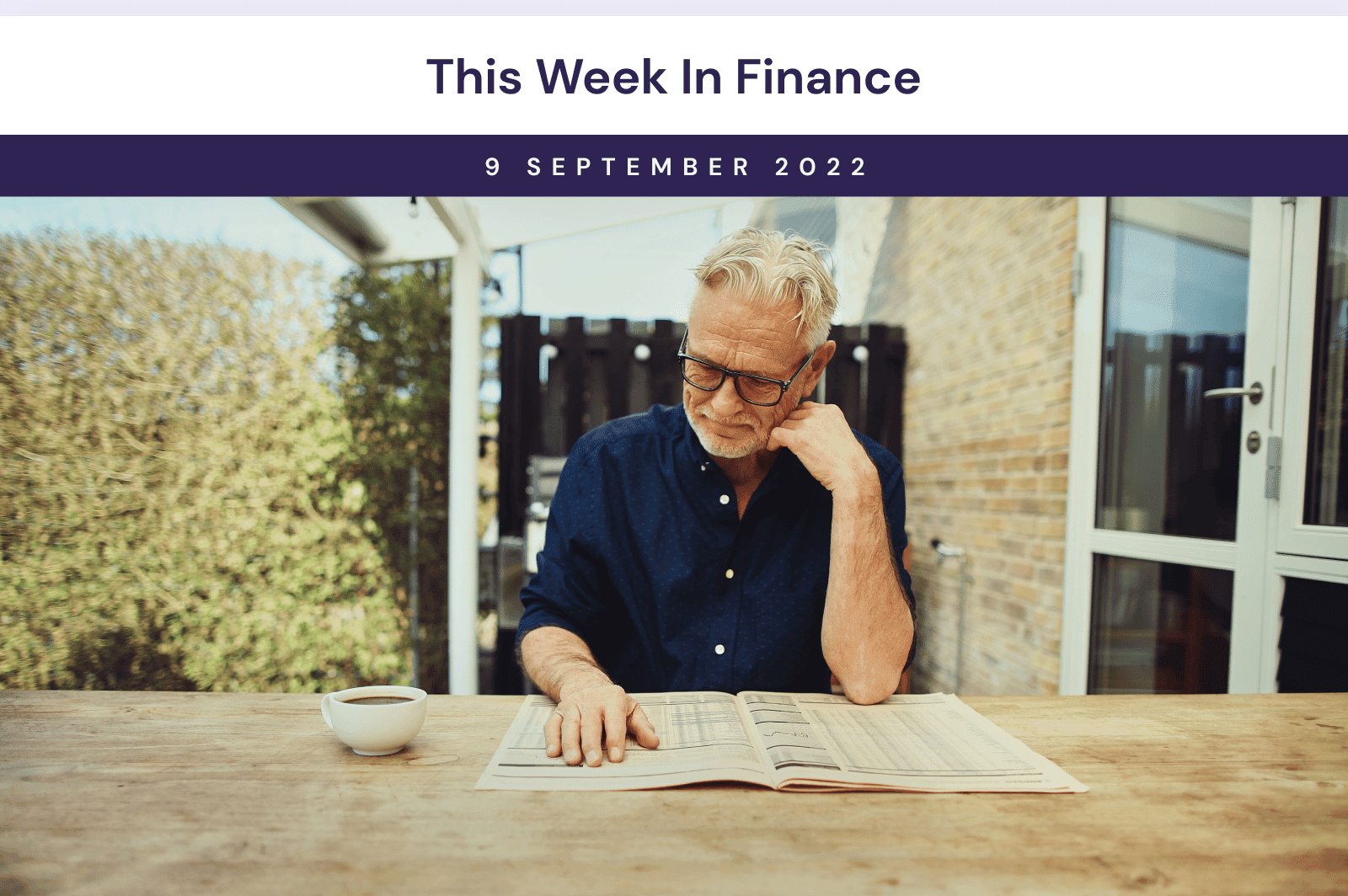 This week in finance banner 9th September 2022