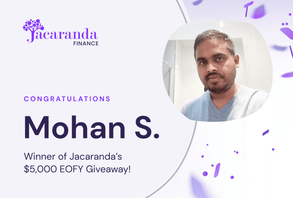 Certificate awarding Mohan S with the $5,000 cash prize
