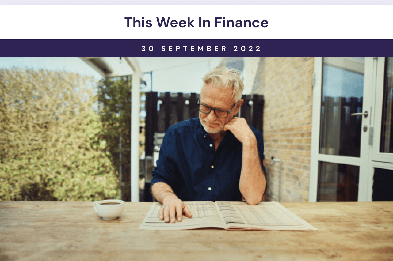 This week in finance banner 30th September 2022