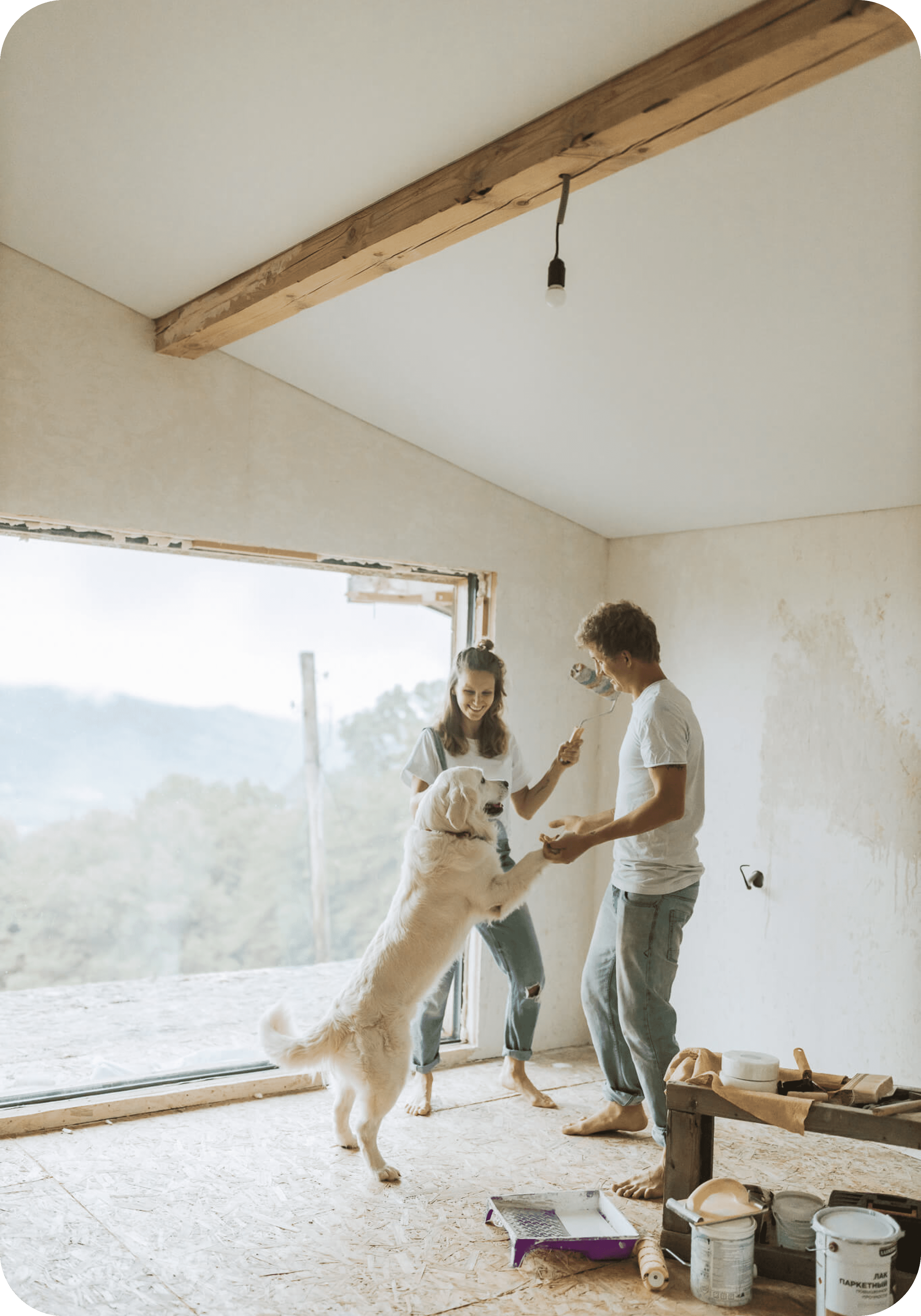 Couple painting
